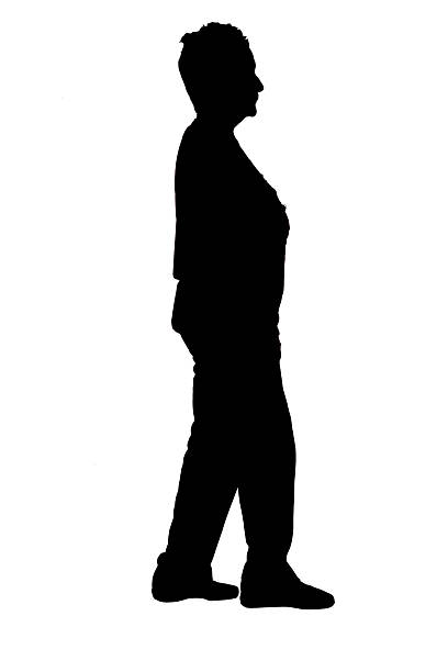 istock silhouette of a senior woman walking on white background 2235758837