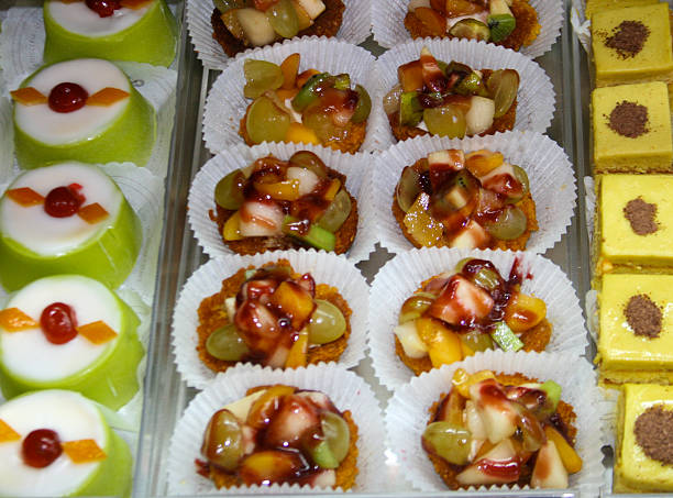 istock Italy: Fancy Pastries in Bakery Window Close-Up Retail Display 2235760533