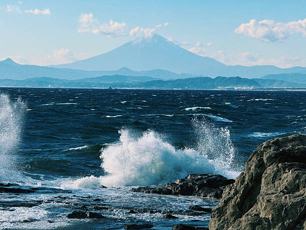 istock Majestic View of Mount Fuji from Enoshima 2235762646