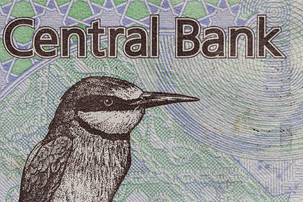 istock Macro Shot of One Riyal Inscription on Banknote 2235763972