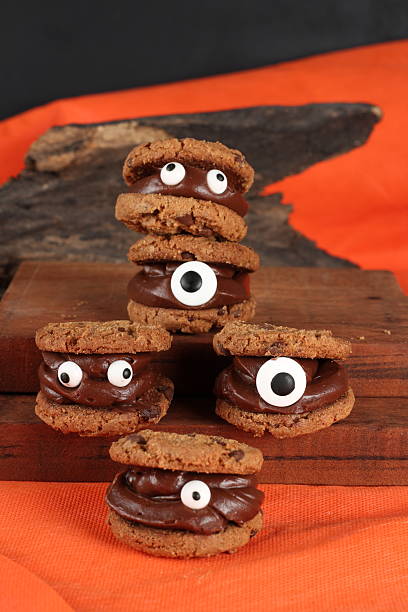 istock sweets and fruits decorated for Halloween party 2235764193