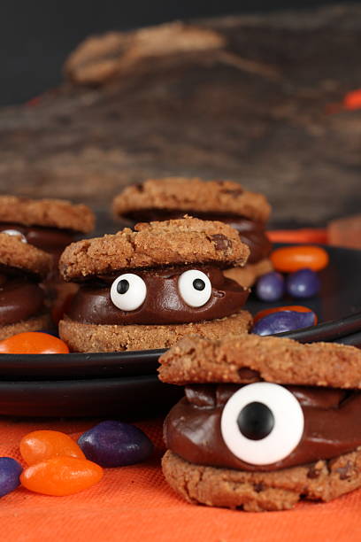 istock sweets and fruits decorated for Halloween party 2235764216