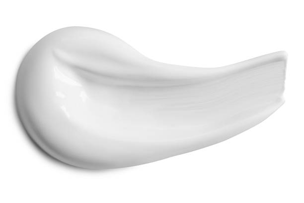 istock Cosmetic cream dab with glossy texture isolated 2235792085