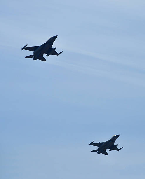 istock Two F-16 Fighting Falcon fighter 2235804968