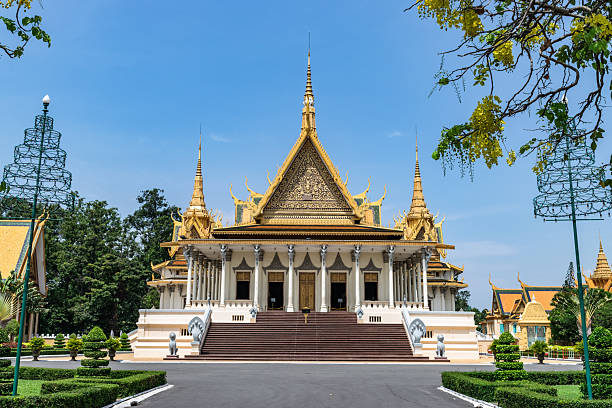 istock Throne hall showing traditional khmer architecture in royal palace, phnom penh 2235810712