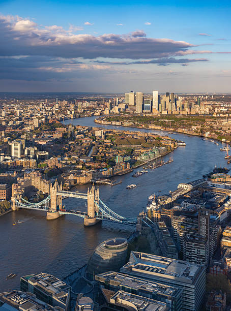 istock Thames River and East London 2235812786