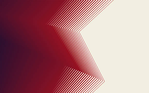 red broken lines thick change smooth gradient transition to thin background red broken lines thick change smooth gradient transition to thin background conversion sport stock illustrations