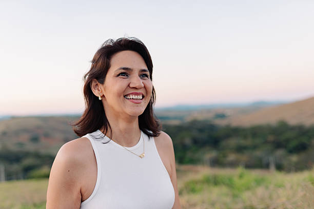 istock Woman smiling in nature 2235832296