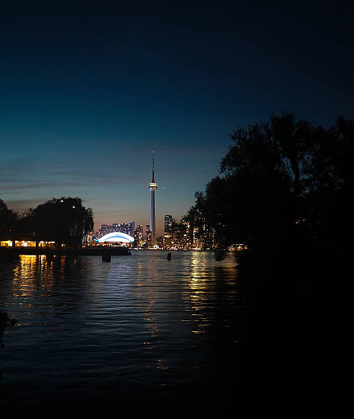istock Sunsets in Toronto with CN Tower in the view 2235835833
