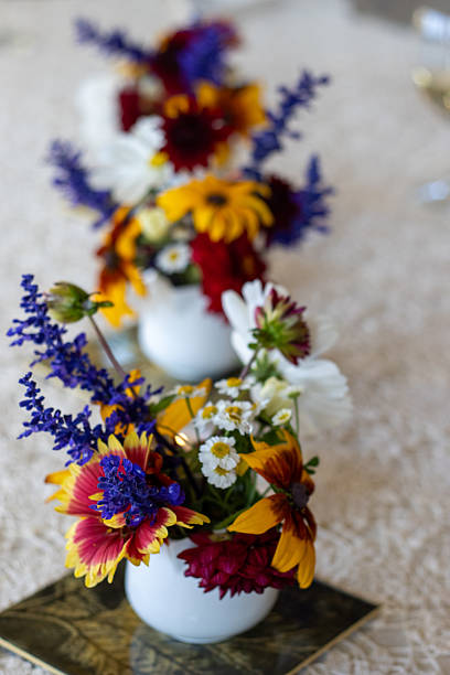 istock Wildflower Table Arrangements in Ceramic Vessels 2235837989