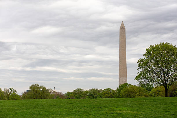 istock The Washington Monument on a cloudy day 2235838004