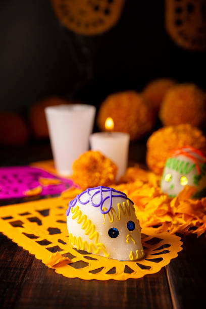 istock day of the dead offering altar skull 2235844634