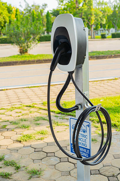 istock Electric vehicle charging stations at various locations 2235858066
