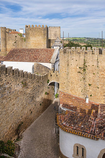 The castle of Obidos, built in the 12th century and enlarged in the following centuries, is still one of the well preserved historic landmarks of the town