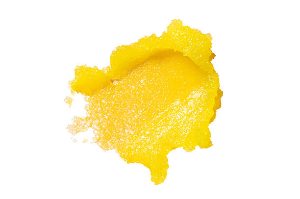istock cosmetic smear scrub cream texture on a white background 2235860879