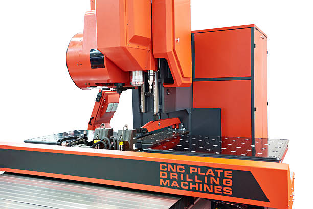 istock CNC plate drilling machine isolated on white 2235868856
