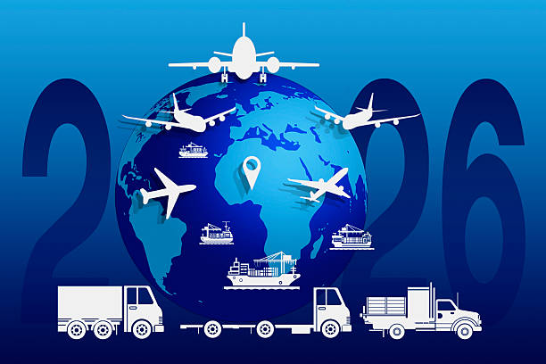 istock A global logistics delivery management system with aircraft simulated screens showing various flights for transport and passengers. 2235872294