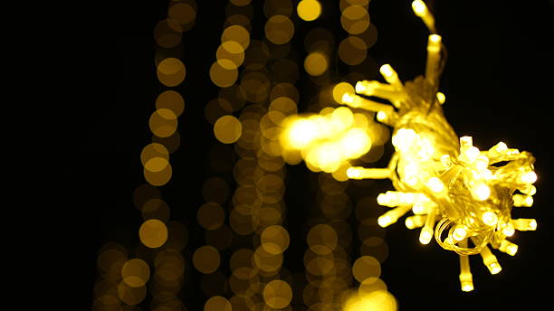 istock Colorful bokeh lights in the night, defocused background 2235874106