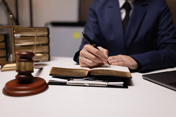 istock Lawyer working in the office. 2235878014