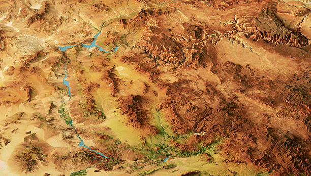 istock Mohave County Satellite Landscape View 3D Render Color 2235884281