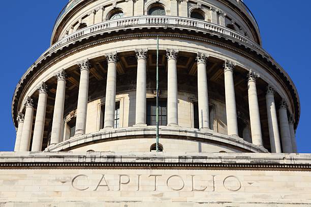 Havana landmark, Cuba - government building of National Capitol (Capitolio).