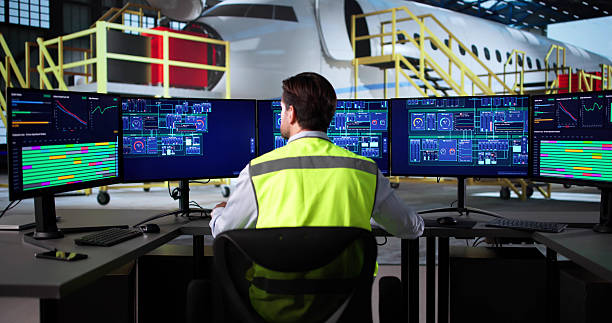 istock Skilled Aircraft Mechanic Ensures Efficient Aviation Maintenance 2235904847