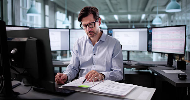 istock Elderly Man Analyzing Orthopedic Invoices 2235904912