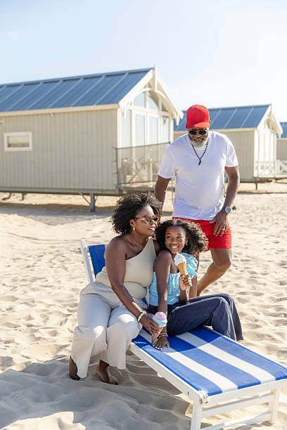 istock A beautiful diverse family on the beach 2235910849