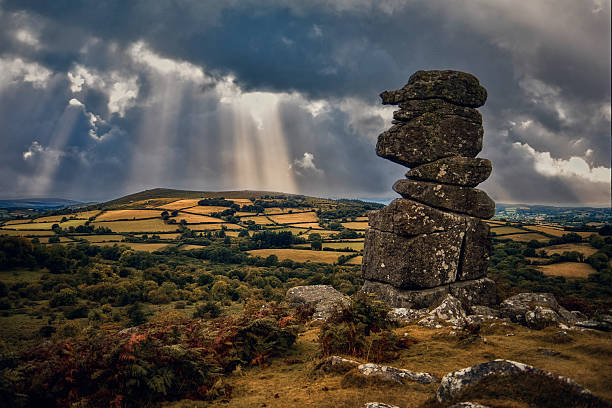 Autumn 2025 at Bowerman’s Nose on Dartmoor National Park in Devon United Kingdom
