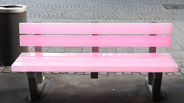 istock Bank in Duesseldorf Germany. Pink as an art installation 2235915937
