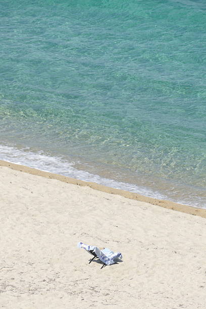 Beach, sunbed, sea, solitude, summer