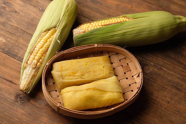 istock Lepet Jagung. Corn lepet is a typical Indonesian snack made from sweet corn. 2235920575
