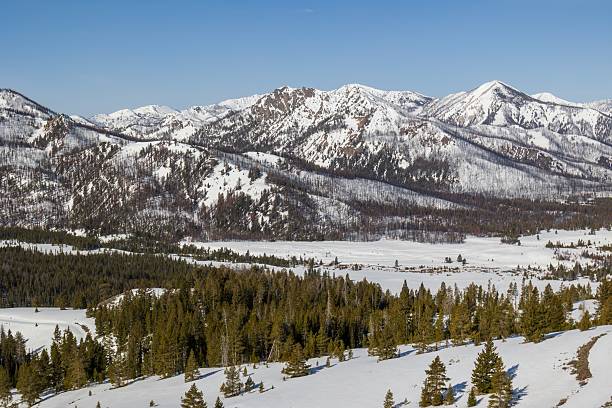 istock Snow capped Sawtooths 2235932303