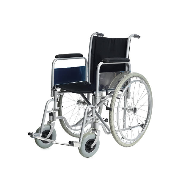 istock New modern empty wheelchair isolated on white 2235933636