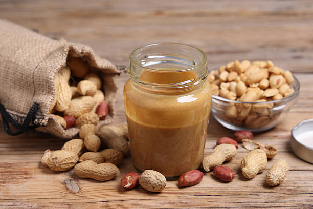 istock Peanut Butter a source of protein and vitamins for breakfast or mid-morning snack 2235936997