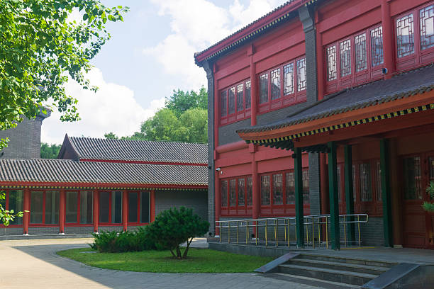 istock chinese garden with traditional architecture 2235942838