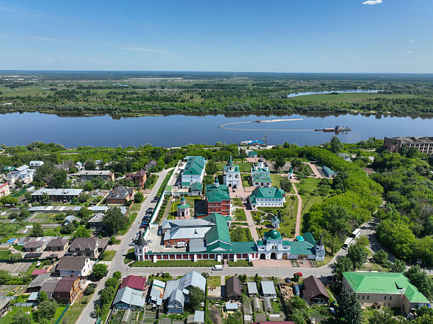 istock Annunciation Monastery and Oka River Murom 2235949478