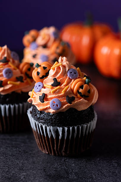istock Halloween cupcakes with Halloween sprinkles 2235950157