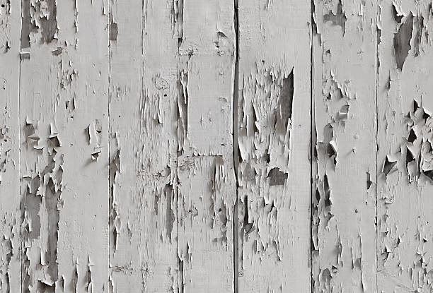 istock Seamless Old Weathered Wooden Planks with Peeling White Paint Tileable Texture 2235953831