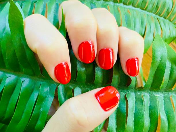 istock Beauty of Red Nails 2235960516
