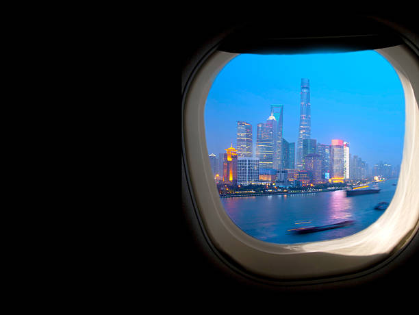 istock View through window to Pudong trade zone Huangpu river 2235967610