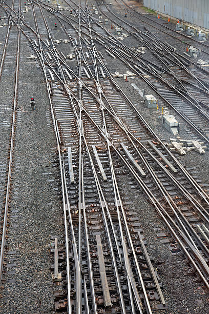 istock Train rails. near Union station 2235967613