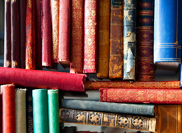 London, England Old used books for sale in second hand shop