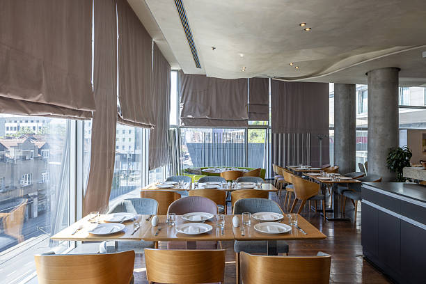 istock Interior of a large modern hotel restaurant 2235972856