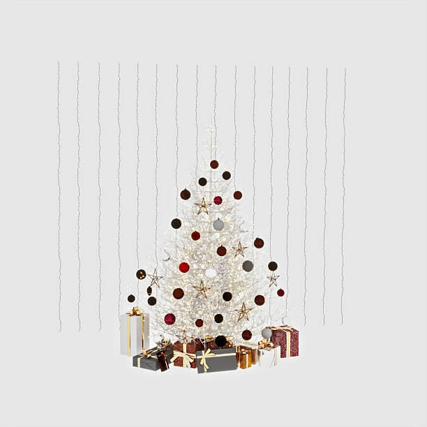 istock Christmas decor and Gift Boxes on white background 2235976246