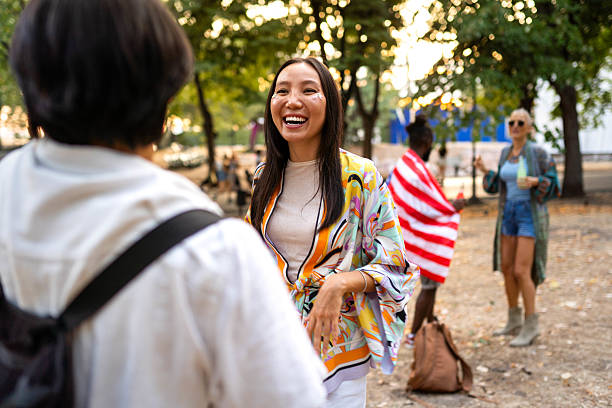 istock Celebrating life with an American flag 2235996949
