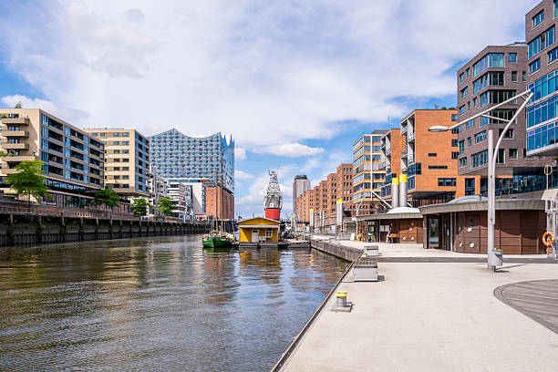 istock Modern Waterfront Architecture in HafenCity, Hamburg, Germany 2235998371