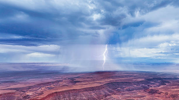 istock Lightning Strike over Desert Plateau, Utah 2235998694