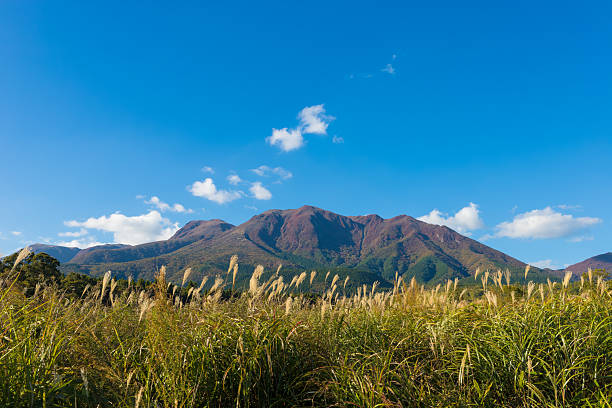 istock Mount Kuju and Japanese silver grass (Kuju Plateau, Taketa City, Oita Prefecture) 2235998853