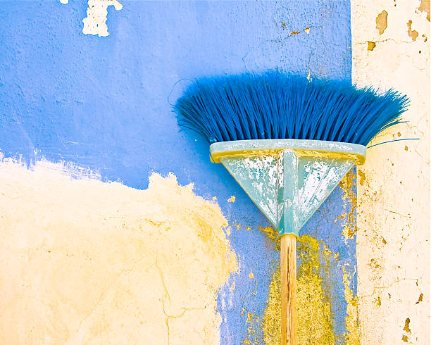 Shared cleaning supplies for apartment buildings